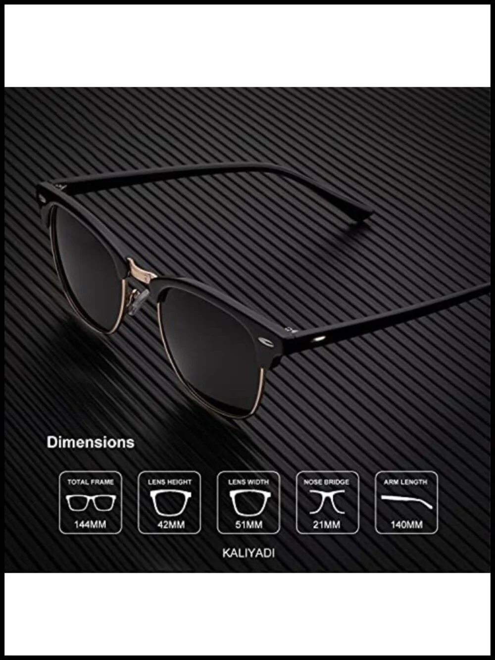 Polarized Sunglasses for Men Women UV Protection Driving Wrap Around